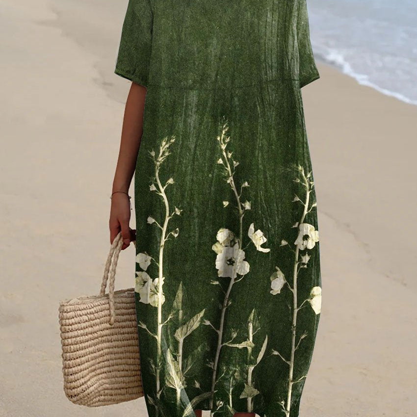 Hannah - Buntes Sommerkleid Mit Blumen - Image 4