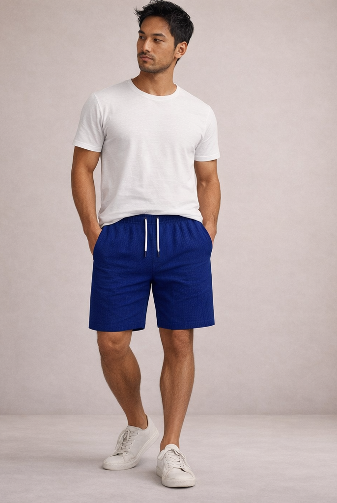 Korte Broek Heren Linnen Regular Fit Ademend Zomer Casual - Image 9
