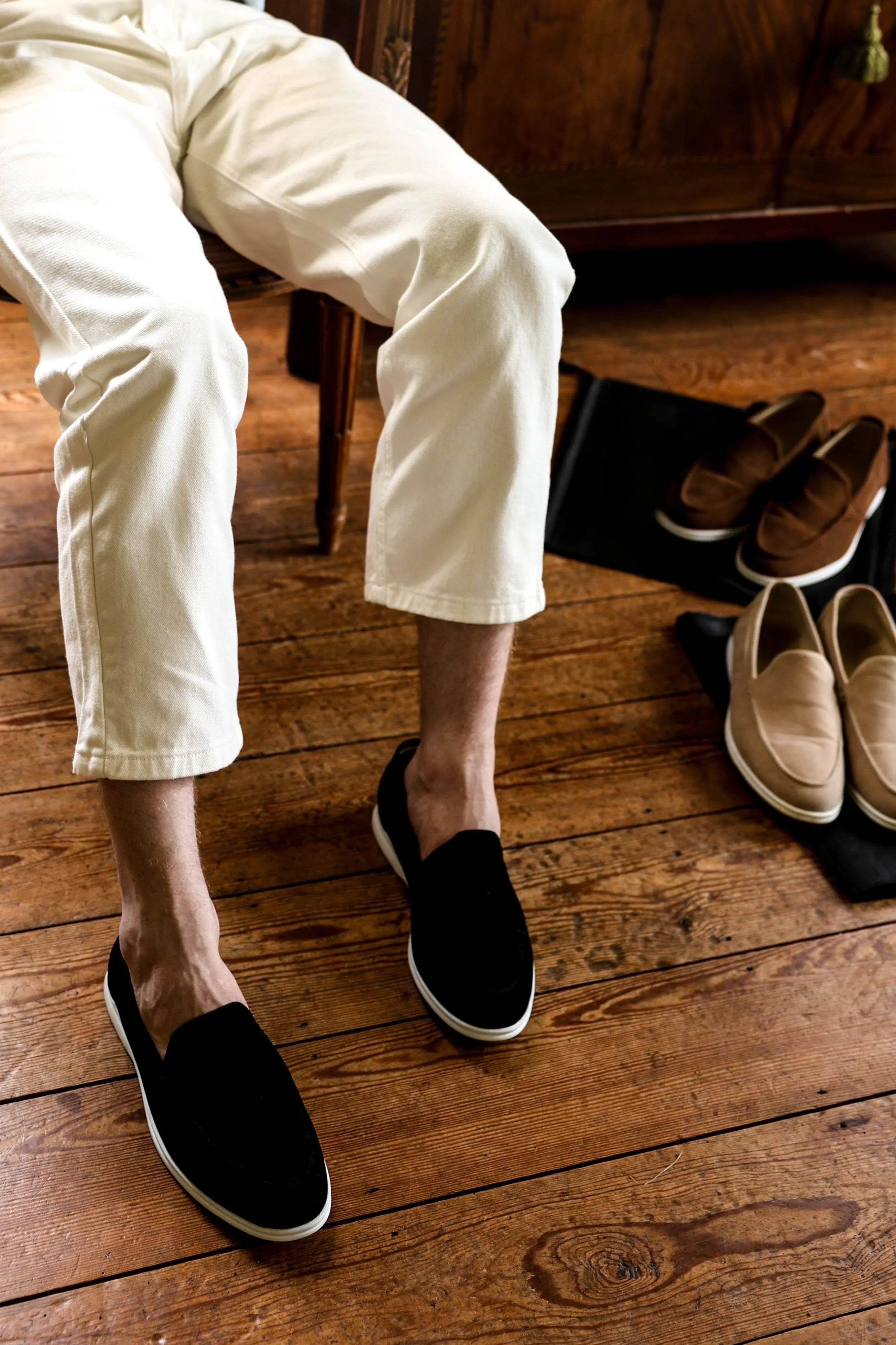 Heren Loafers Met Suède Look Instapmodel En Comfortzool - Image 13
