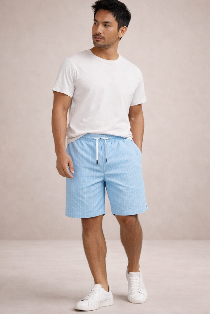 Korte Broek Heren Linnen Regular Fit Ademend Zomer Casual - Image 5