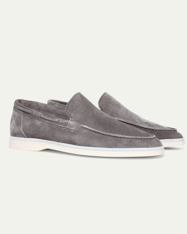 Męskie Mokasyny Z Zamszu - Klasyczne Buty Mokasyny Męskie 0