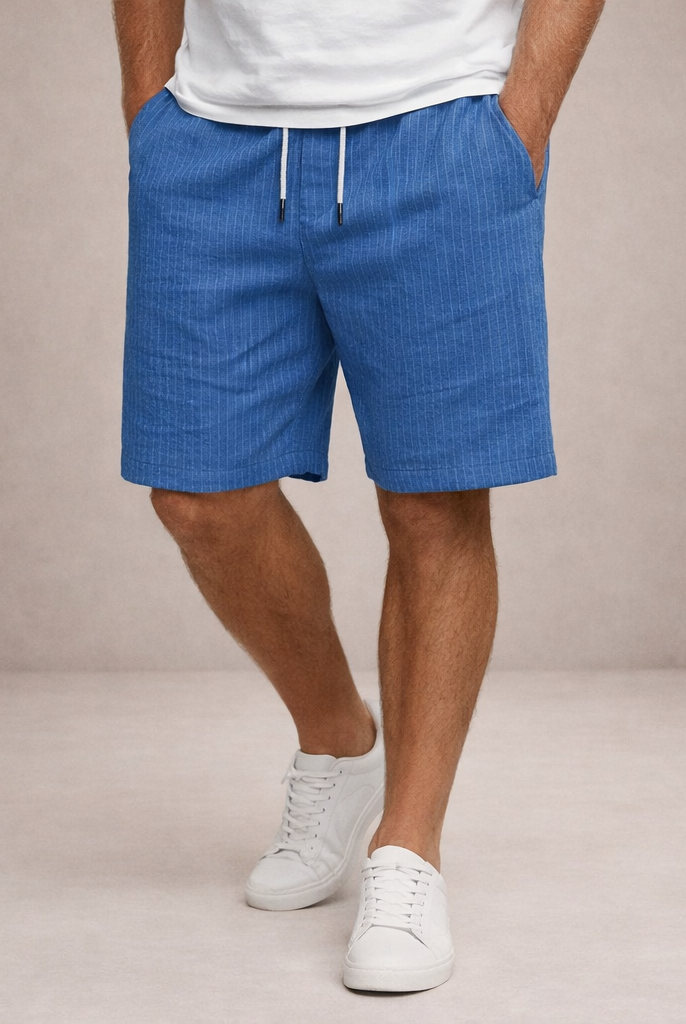 Korte Broek Heren Linnen Regular Fit Ademend Zomer Casual - Image 6