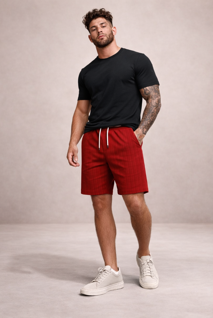 Korte Broek Heren Linnen Regular Fit Ademend Zomer Casual - Image 21