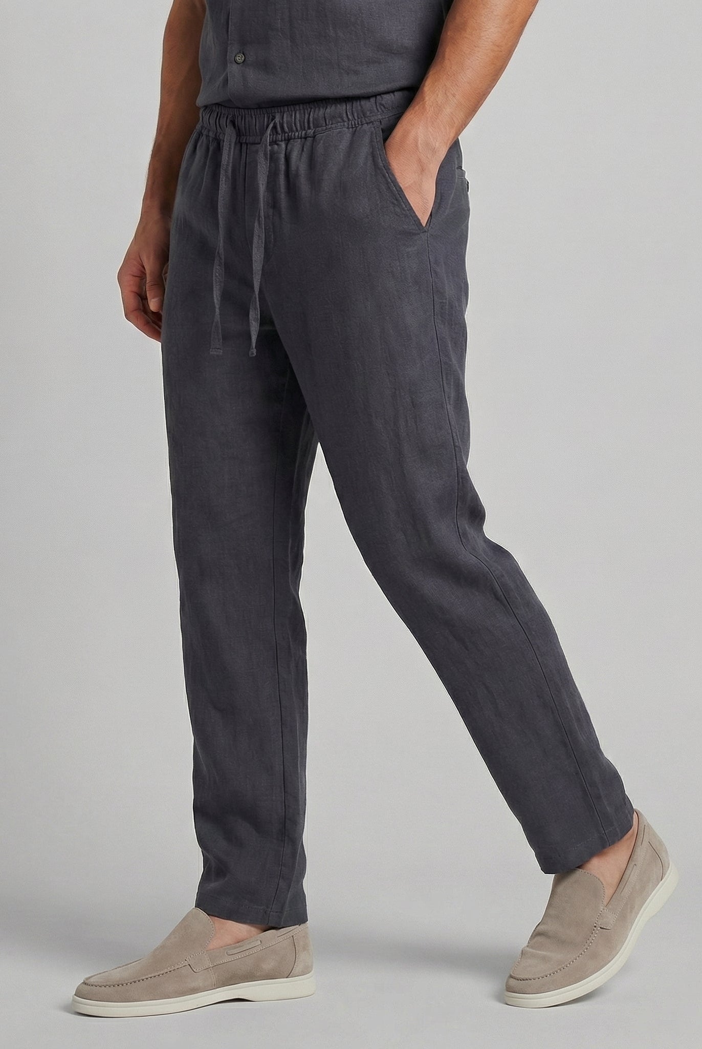 Broek Heren Wide Leg Casual Zomer - Image 2