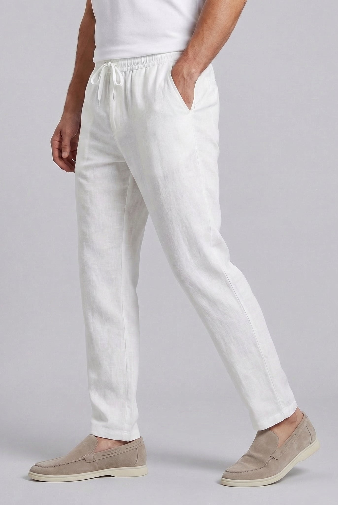 Broek Heren Wide Leg Casual Zomer - Image 6