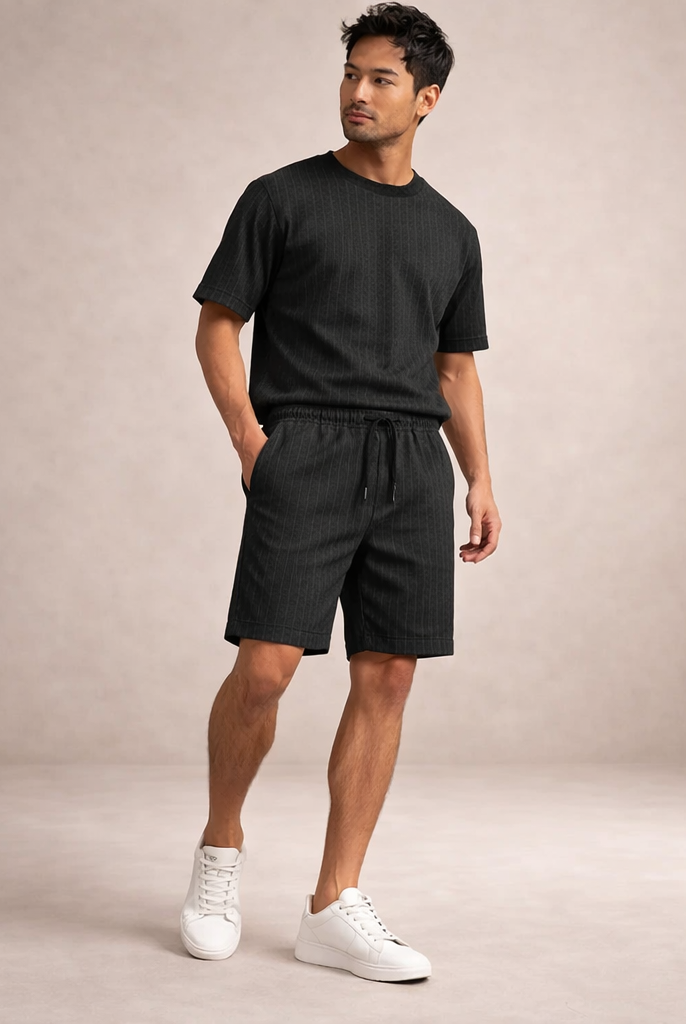 Korte Broek Heren Linnen Regular Fit Ademend Zomer Casual - Image 17