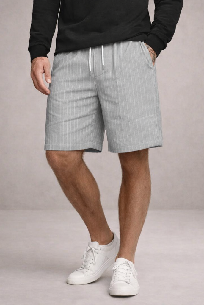 Korte Broek Heren Linnen Regular Fit Ademend Zomer Casual - Image 14