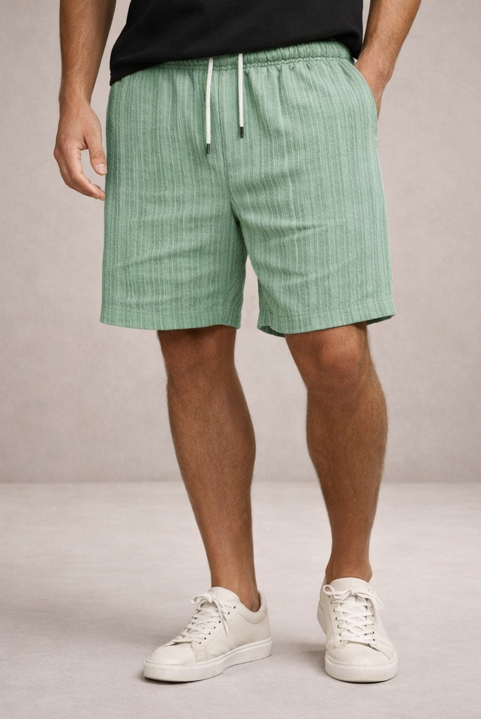 Korte Broek Heren Linnen Regular Fit Ademend Zomer Casual - Image 10