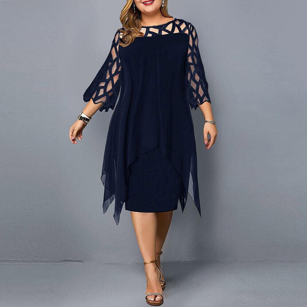 Abeline | Luftiges und elegantes Kleid in Übergröße