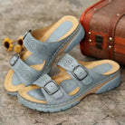Abell | Damen Sandalen aus Leder mit verstellbarem Riemen - Image 6