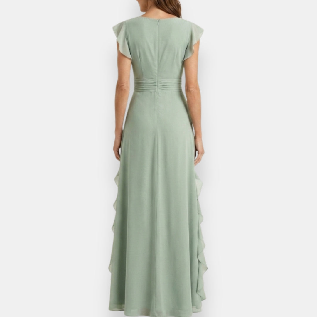 Abbie | Stilvolles Abendkleid mit femininer Rüschenkante - Image 7