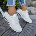 Abigail | Einfarbige Freizeit-Sportschuhe für Damen mit dicken Sohlen - Image 12