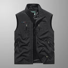 Bodywarmer Heren Rits Opstaande Kraag Outdoor Vest - Image 9