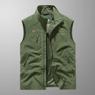 Bodywarmer Heren Rits Opstaande Kraag Outdoor Vest - Image 11