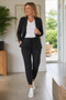 Conjunto de dos piezas para mujer, blazer y pantalones