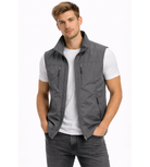 Bodywarmer Heren Rits Opstaande Kraag Outdoor Vest - Image 3