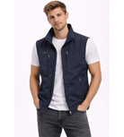 Bodywarmer Heren Rits Opstaande Kraag Outdoor Vest - Image 2