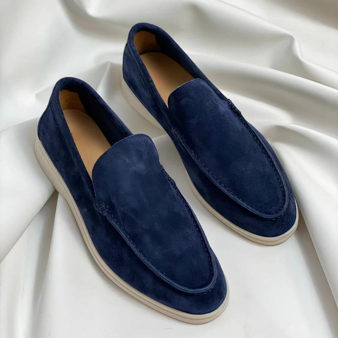 Męskie Loafersy Skórzane Eleganckie z Antypoślizgową Podeszwą 0
