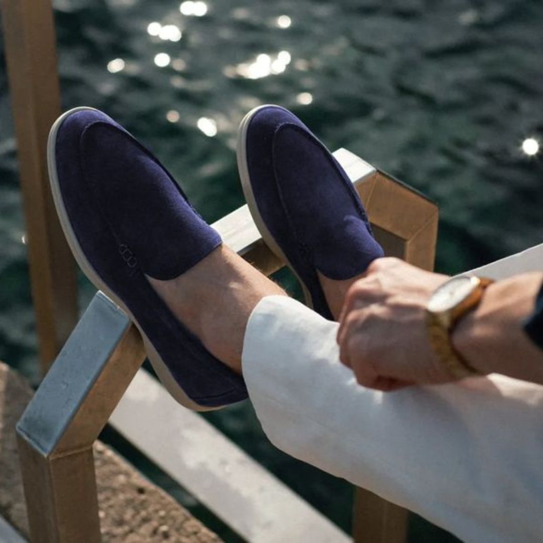 Męskie Loafersy Skórzane Eleganckie z Antypoślizgową Podeszwą 1
