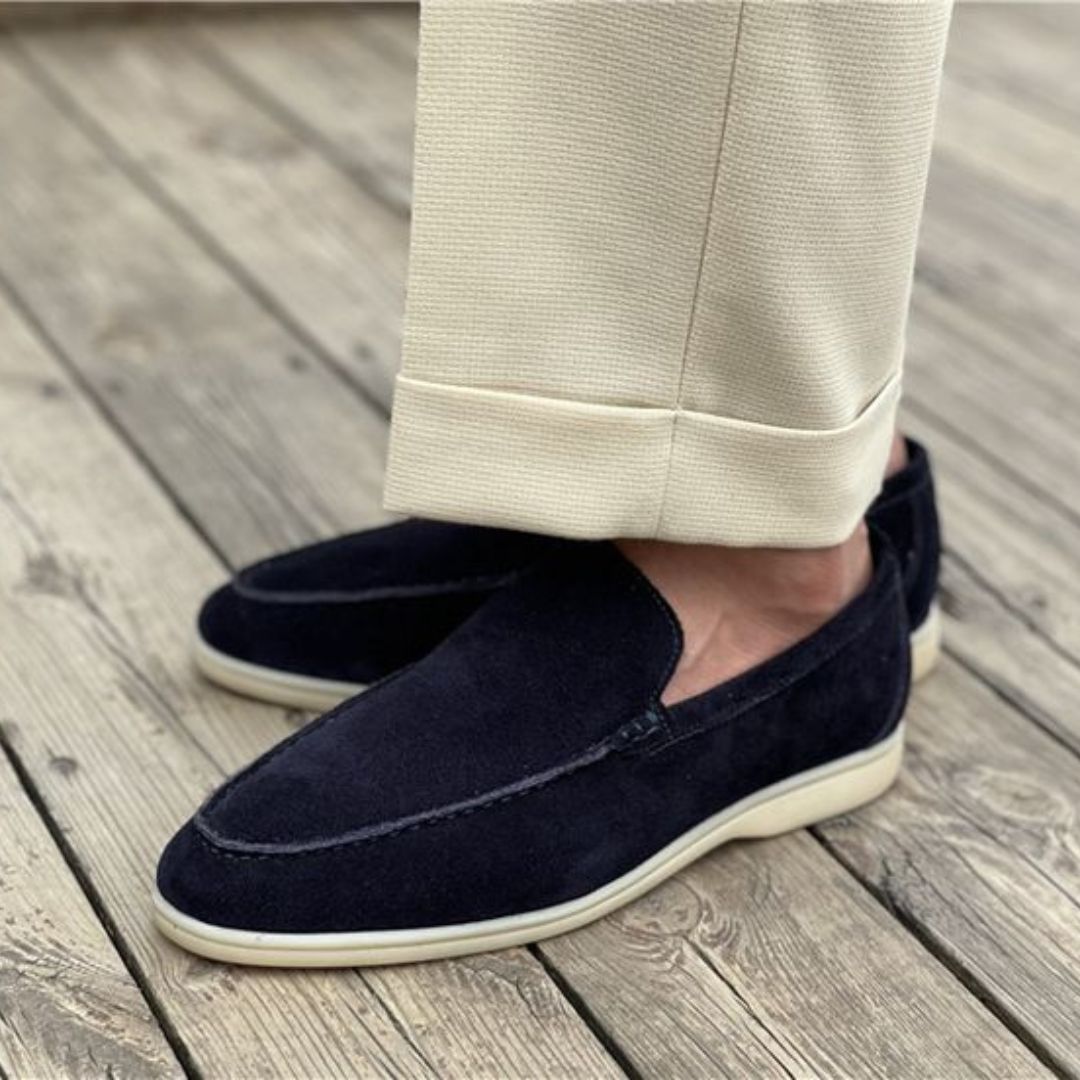 Męskie Loafersy Skórzane Eleganckie z Antypoślizgową Podeszwą 2