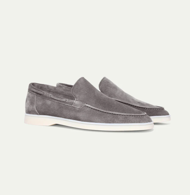Męskie Mokasyny Z Zamszu - Klasyczne Buty Mokasyny Męskie 0