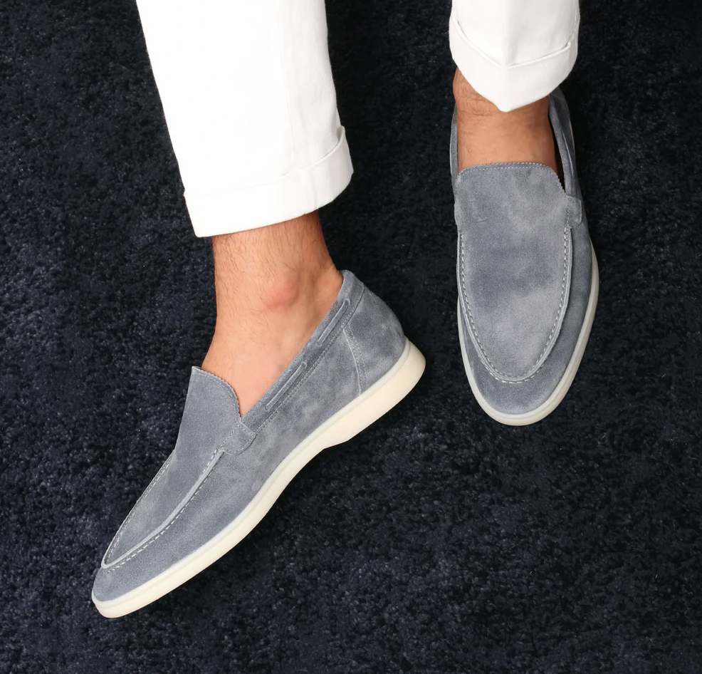 Męskie Mokasyny Z Zamszu - Klasyczne Buty Mokasyny Męskie 6