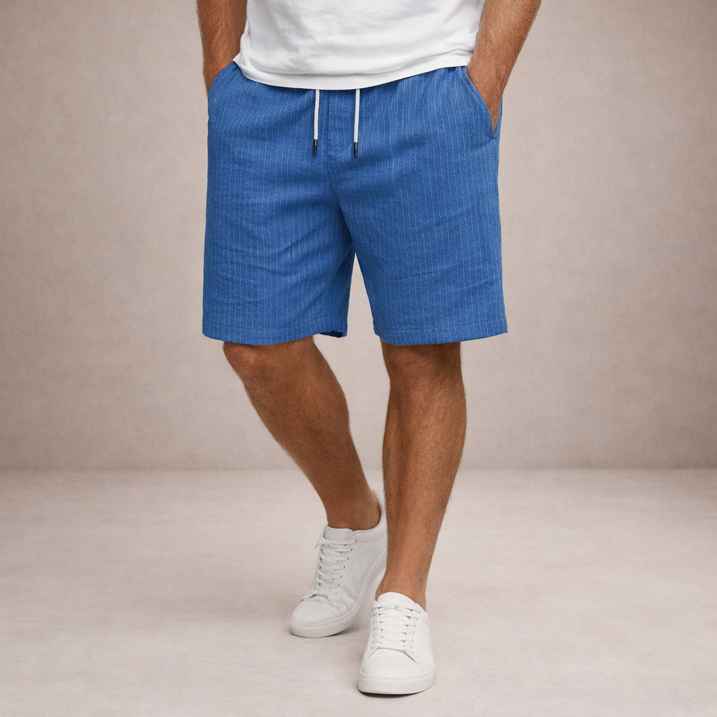 Korte Broek Heren Linnen Regular Fit Ademend Zomer Casual - Image 6