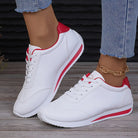 Abigail | Einfarbige Freizeit-Sportschuhe für Damen mit dicken Sohlen - Image 4