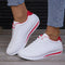 Zapatillas casuales para mujer con suela gruesa