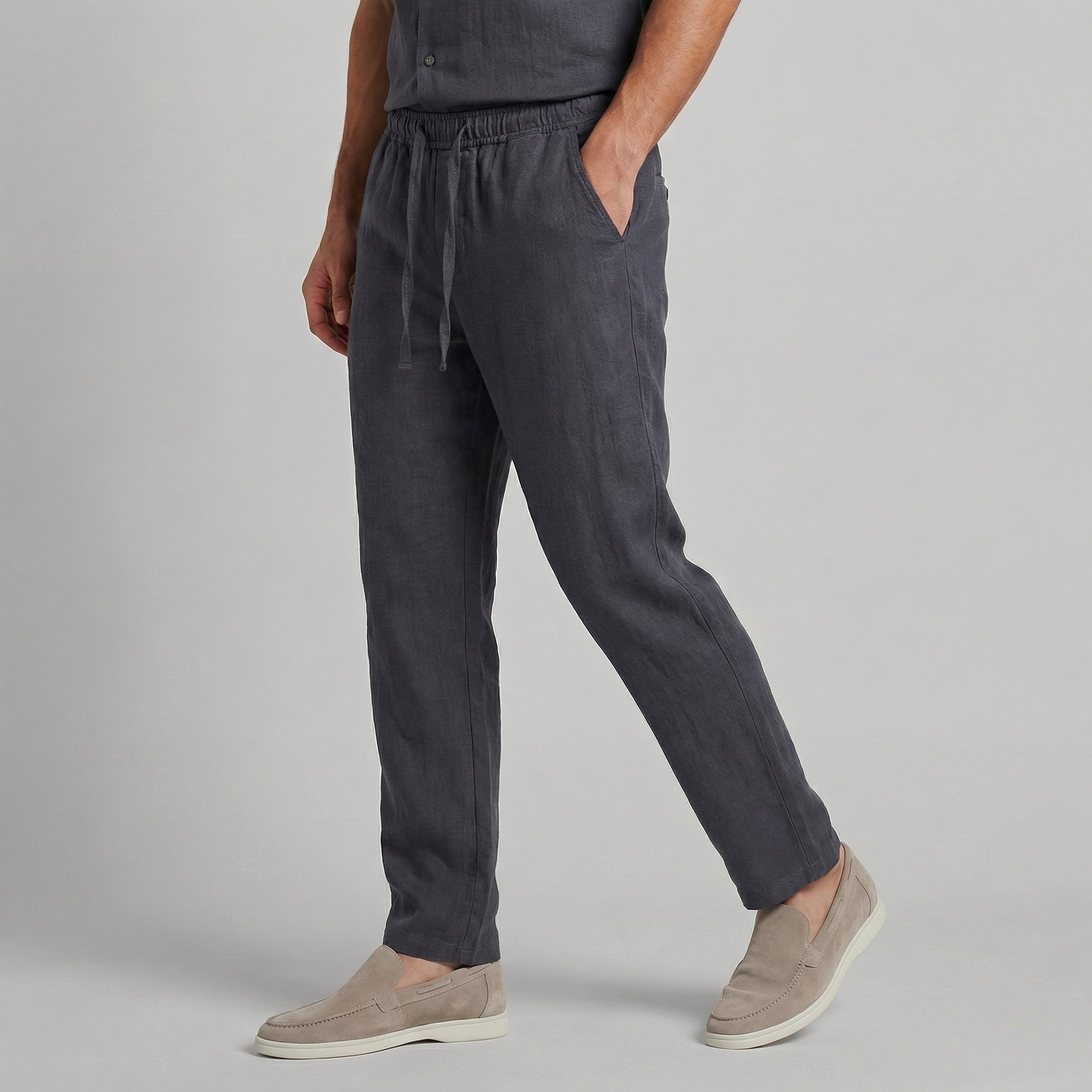 Broek Heren Wide Leg Casual Zomer - Image 2