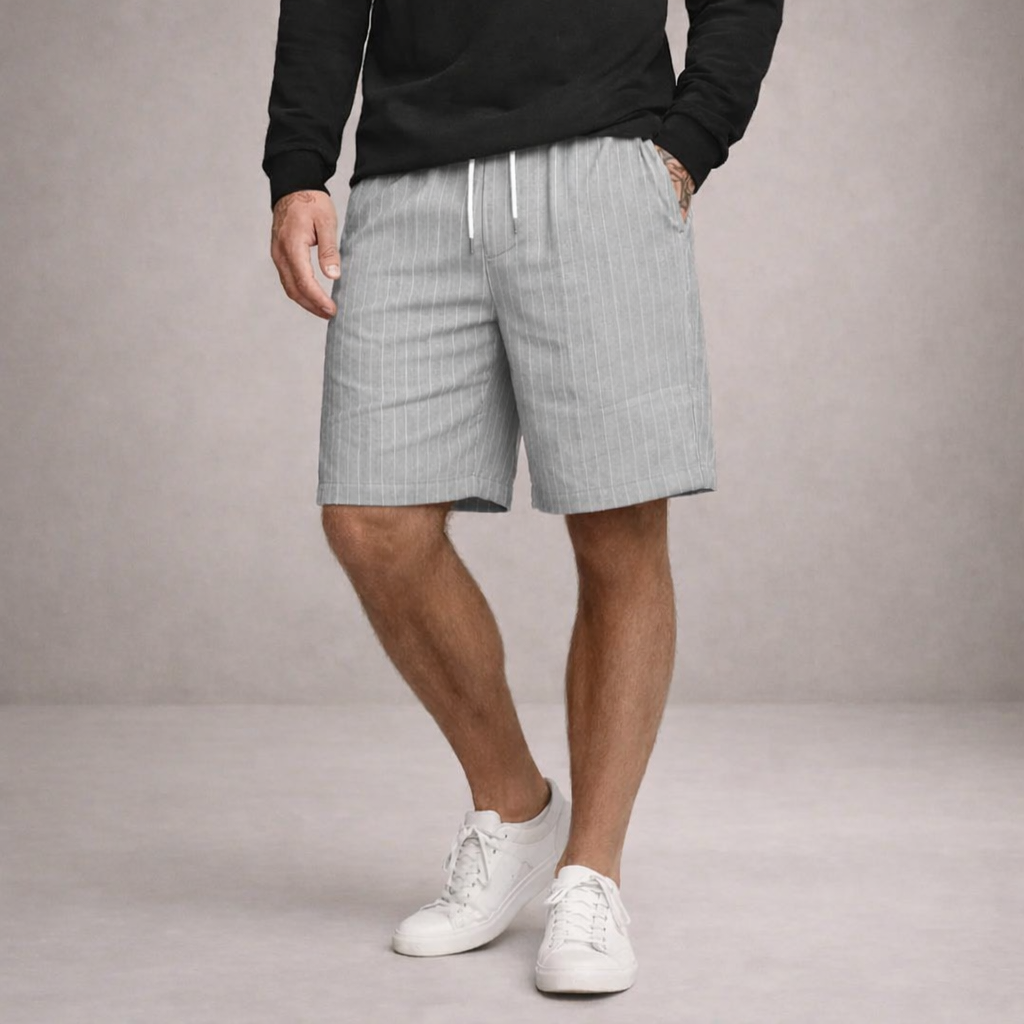 Korte Broek Heren Linnen Regular Fit Ademend Zomer Casual - Image 14