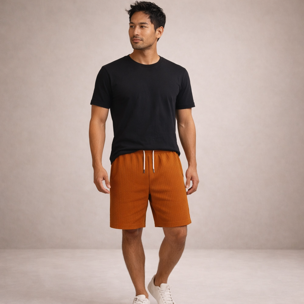 Korte Broek Heren Linnen Regular Fit Ademend Zomer Casual - Image 19
