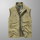 Bodywarmer Heren Rits Opstaande Kraag Outdoor Vest - Image 13