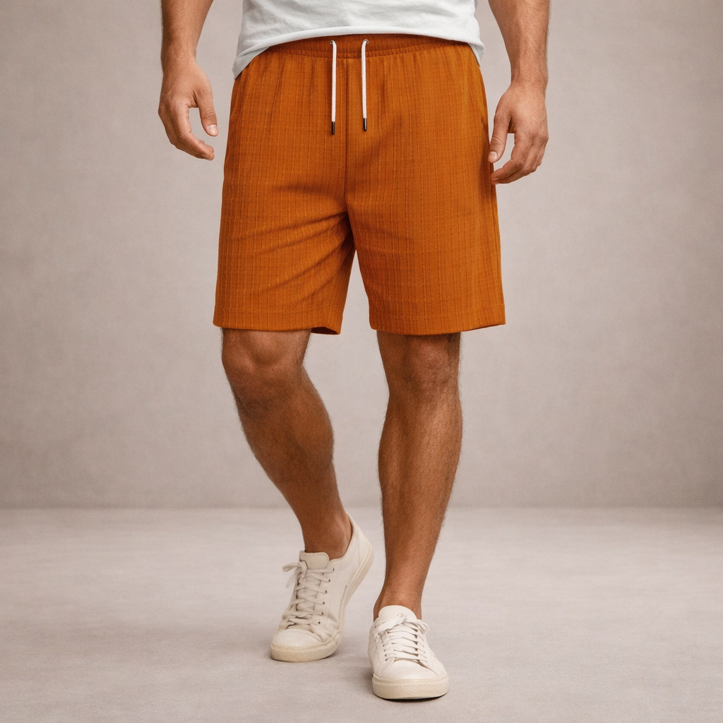 Korte Broek Heren Linnen Regular Fit Ademend Zomer Casual - Image 18