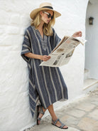 Lange Kaftan Jurk Dames Losvallend Zomer - Image 2