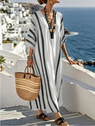 Lange Kaftan Jurk Dames Losvallend Zomer - Image 5